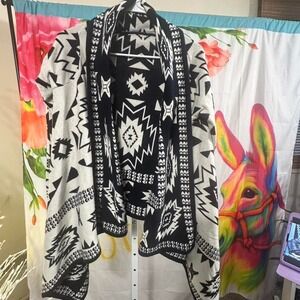 Divided by H&M Aztec print cardigan with a boho vibe